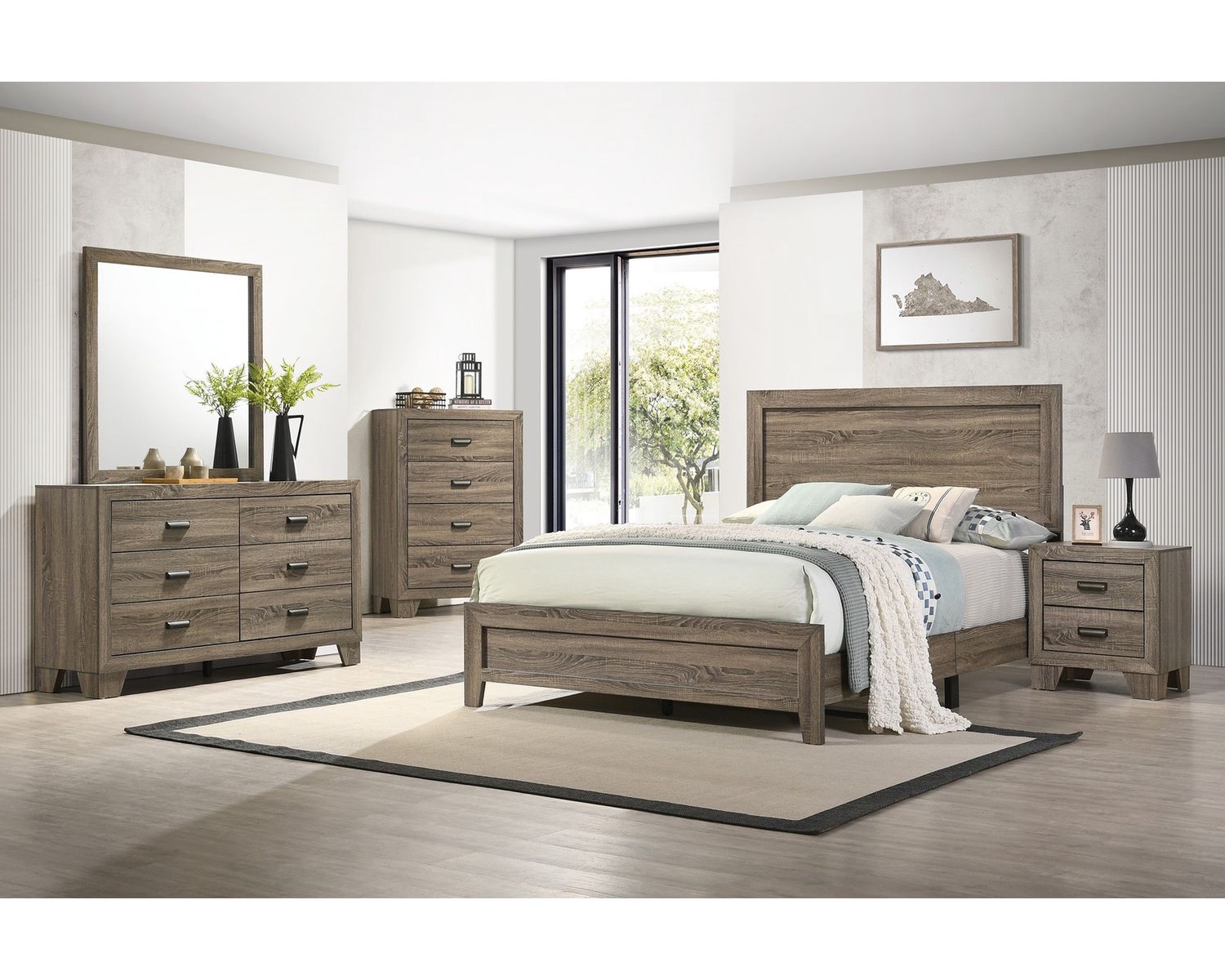 CM9200 Millie, TYPE: QUEEN 5 PC BEDROOM SUITE