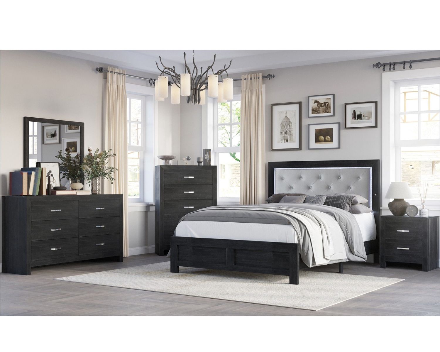 CM9280 Jaylen, TYPE: QUEEN 5 PC BEDROOM SUITE