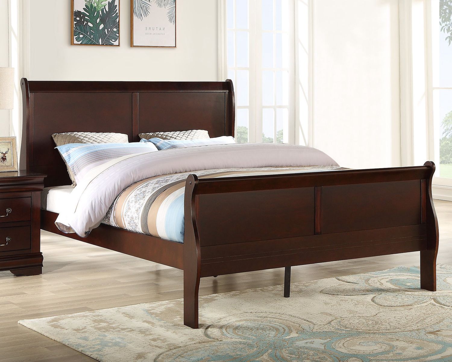 CM3850 Cherry L.P. Bed, TYPE: KING