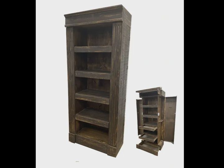 Hidden Gun and Valuables Bookcase