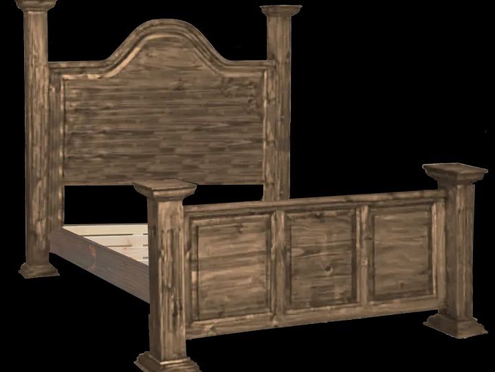 Rancho BED, COLOR: RRR, NAME: Rancho Bed, Size: KING