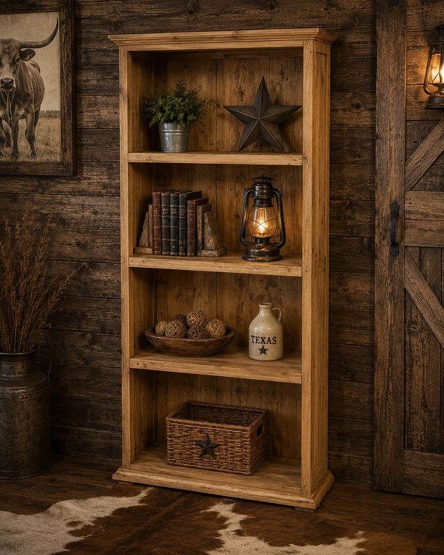 Four Shelves Bookcase