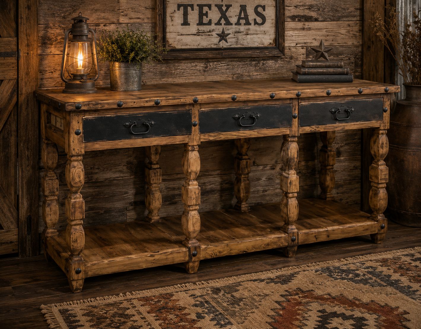 Extra Large Credenza 3 Drawer