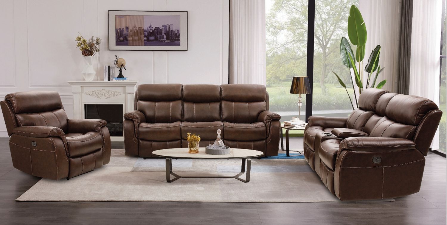 BRAZIL SOFA LOVE &amp; RECLINER LEATHER, TYPE: SOFA