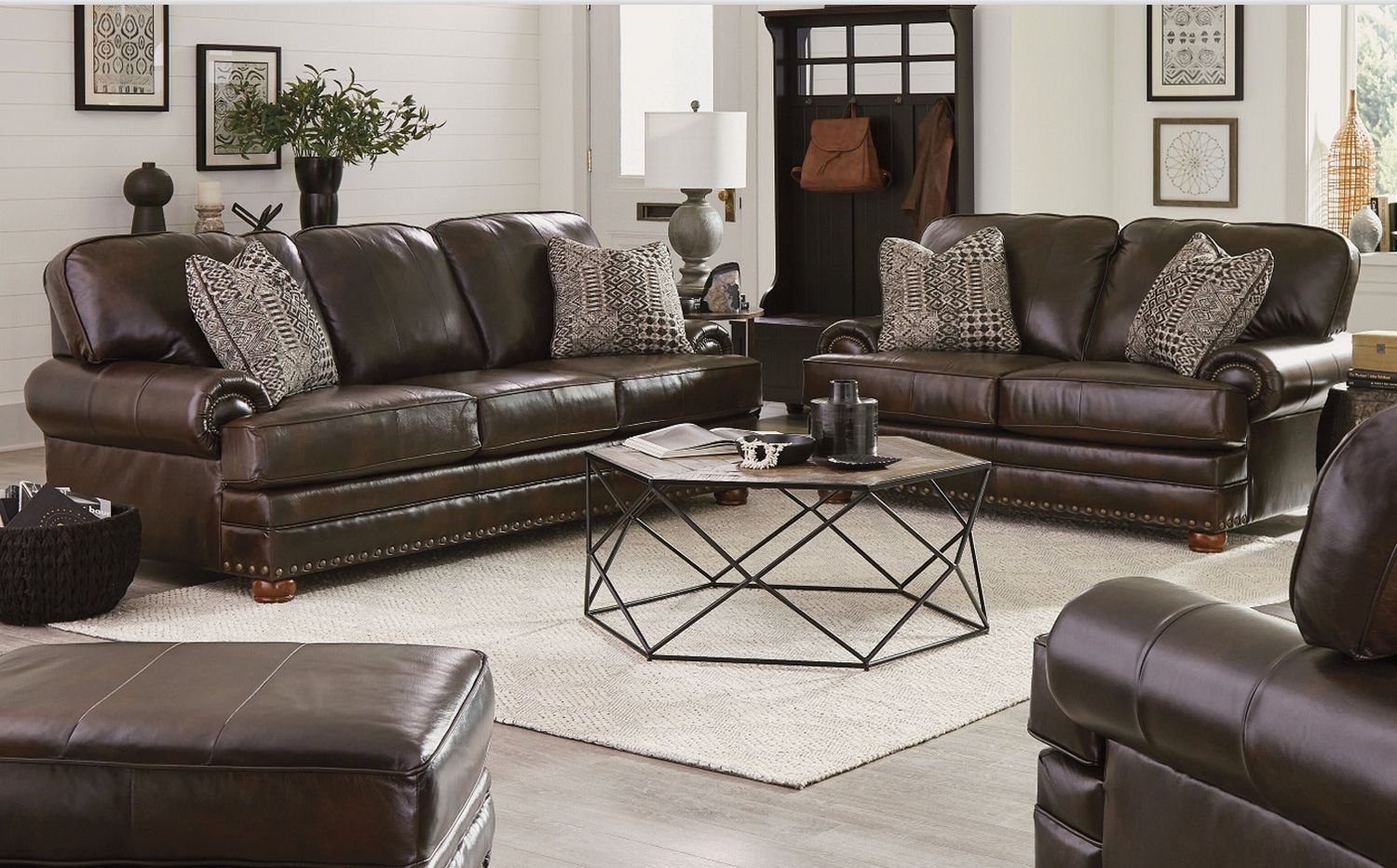 ROBERTO SOFA LOVE CHAIR &amp; OTTOMAN, TYPE: SOFA