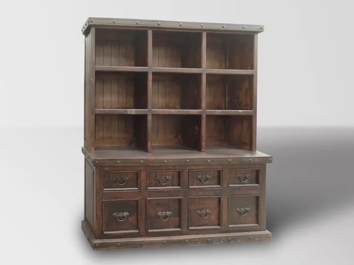 Sonora 4 File Drawer 4 Box Drawers Credenza