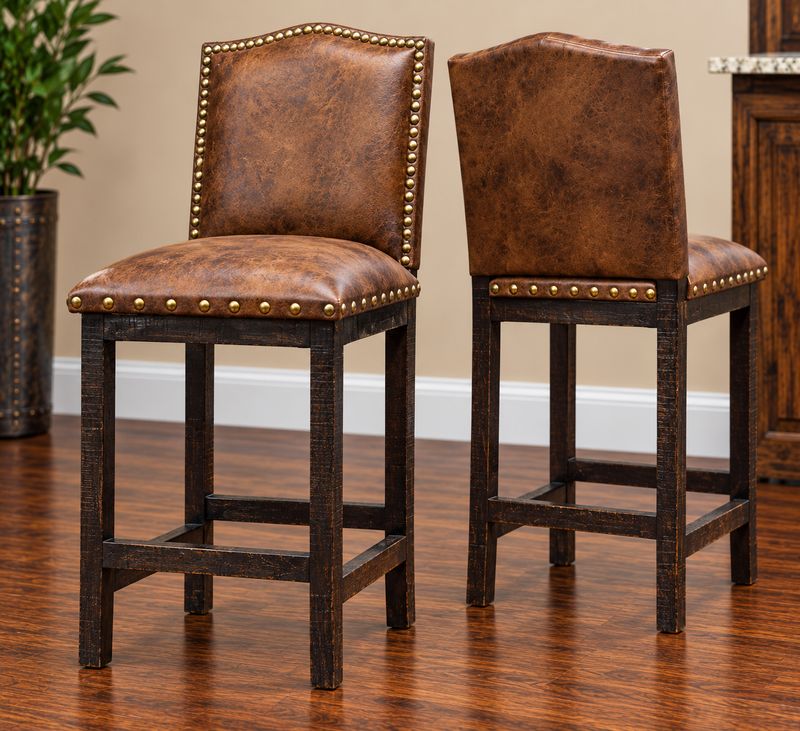 SONORA BARSTOOL W/ CONCHOS