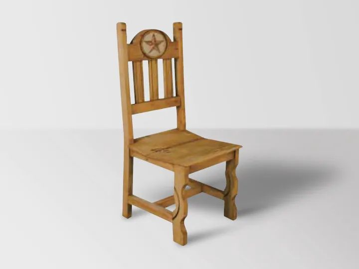 TEXAS CHAIR W/ MARBLE STAR