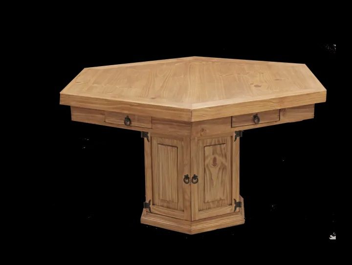 Dining/Poker Table w/Removable Wood Top