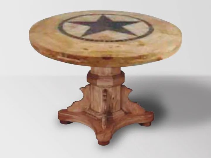 Round table w/star, DESIGN: w/ star, Size: 48