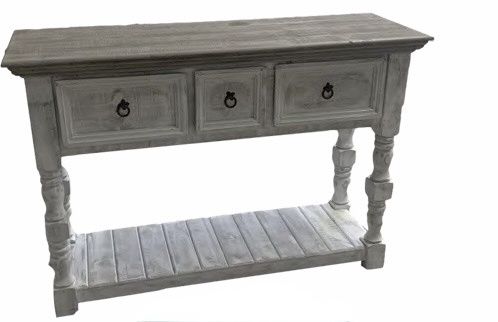MISSION SOFA TABLE, COLOR: BLACK