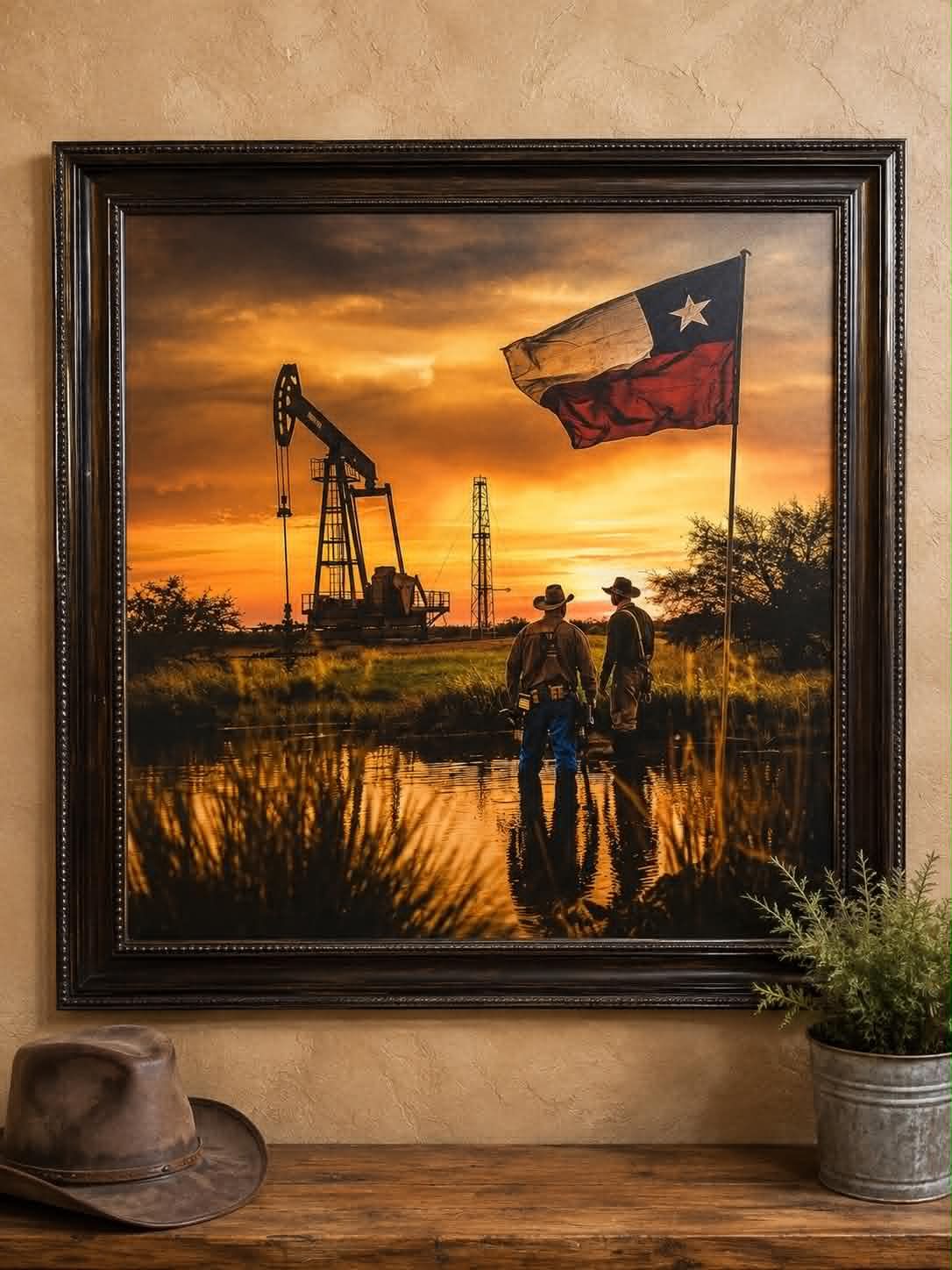 OIL FIELD CANVAS
