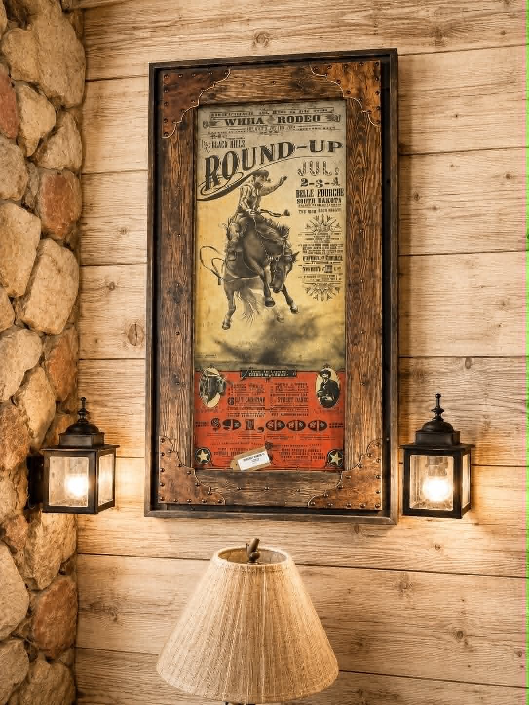 RODEO PICTURE, COLOR: SOUTH DAKOTA ROUND UP