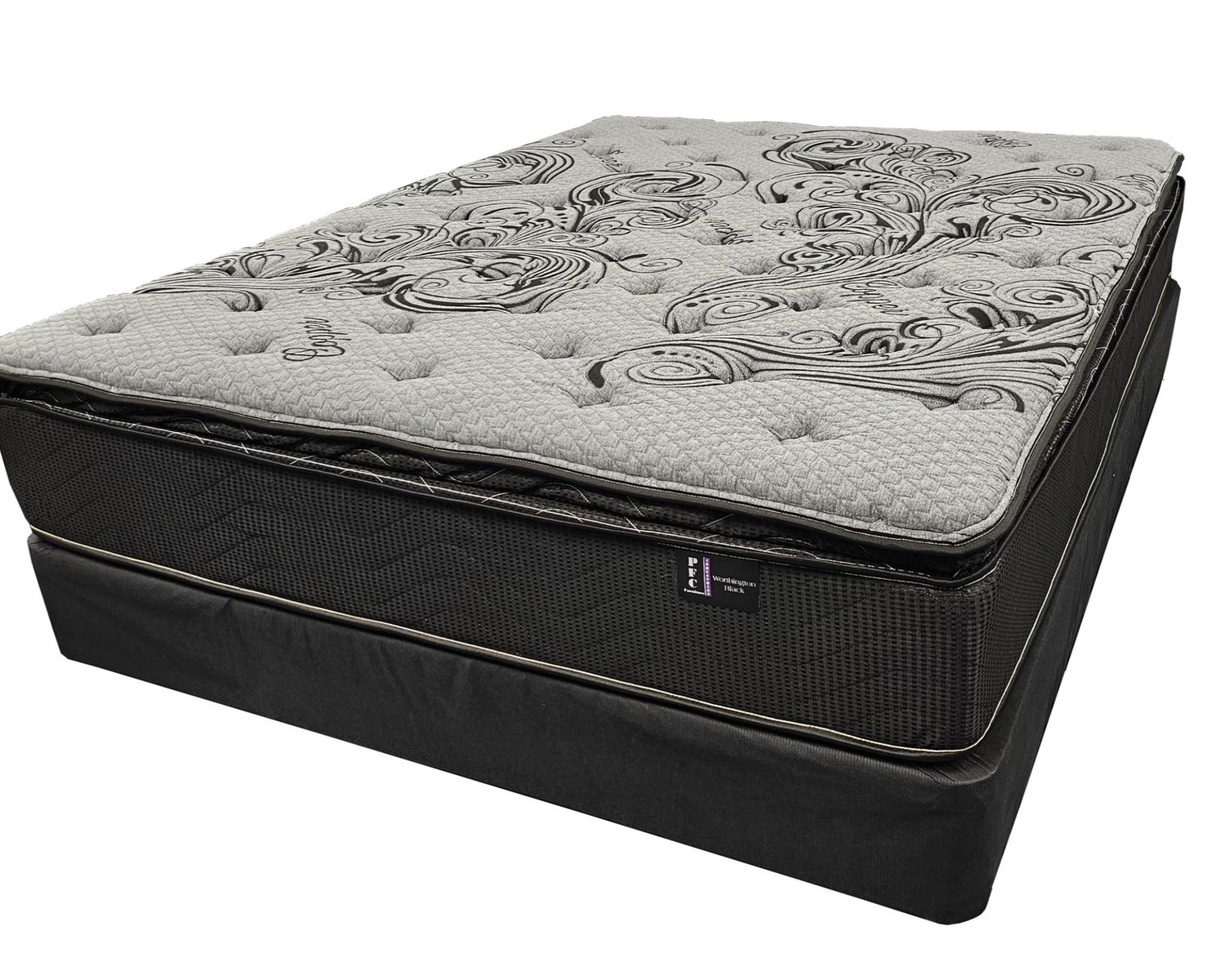 WORTHINGTON BLK MATTRESS, Size: king