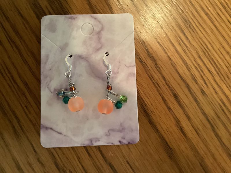 Pumpkin Earring