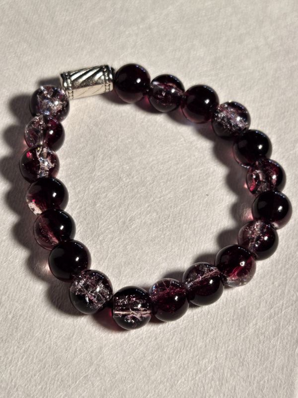 Sparkling Cranberry Bracelet
