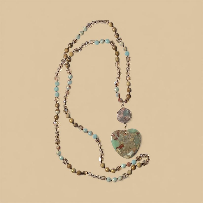 Green Heart Necklace