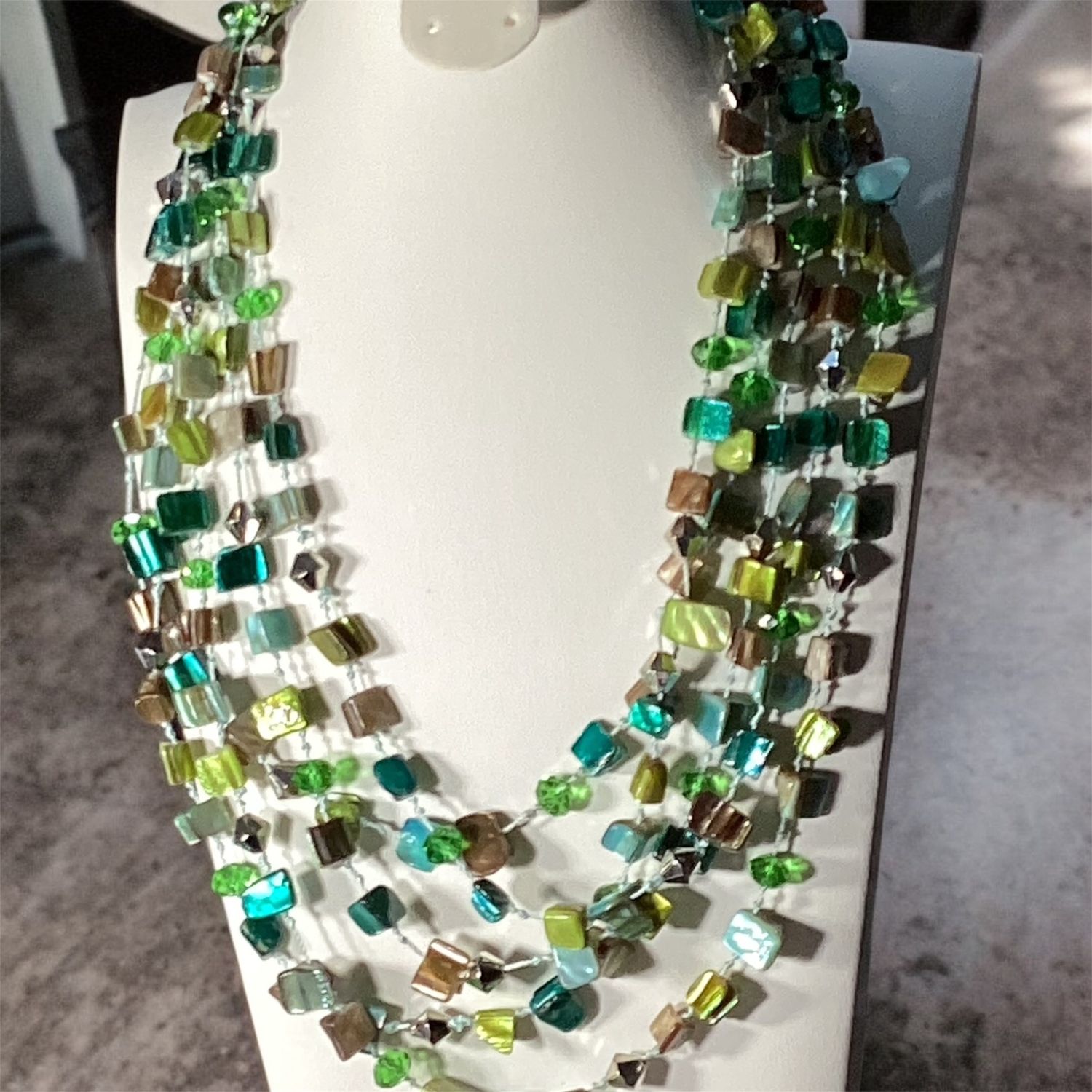 Multiple String Necklace