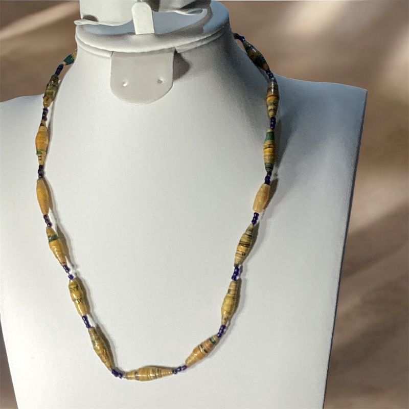 Paper Made Necklace