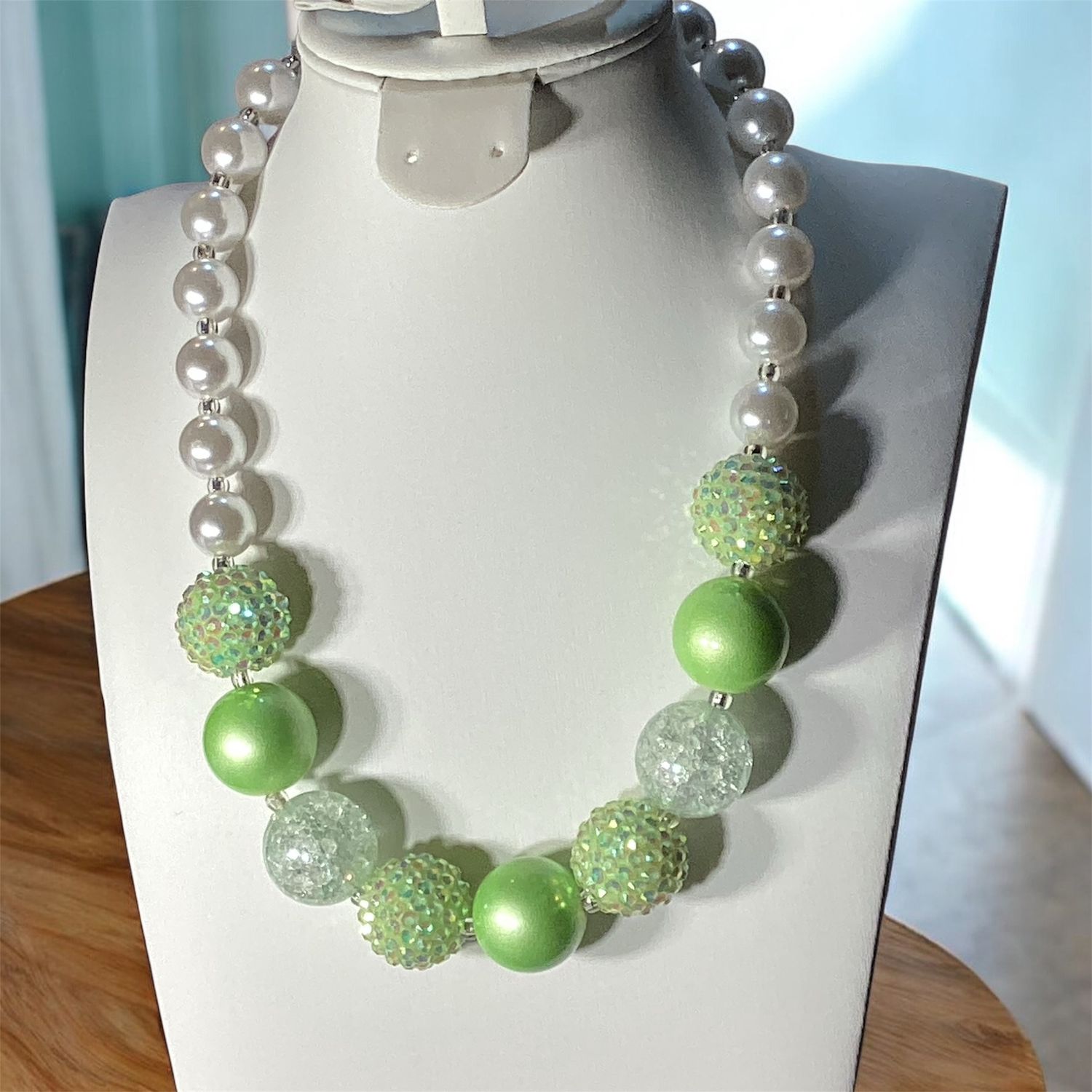 Bubble Lime Necklace
