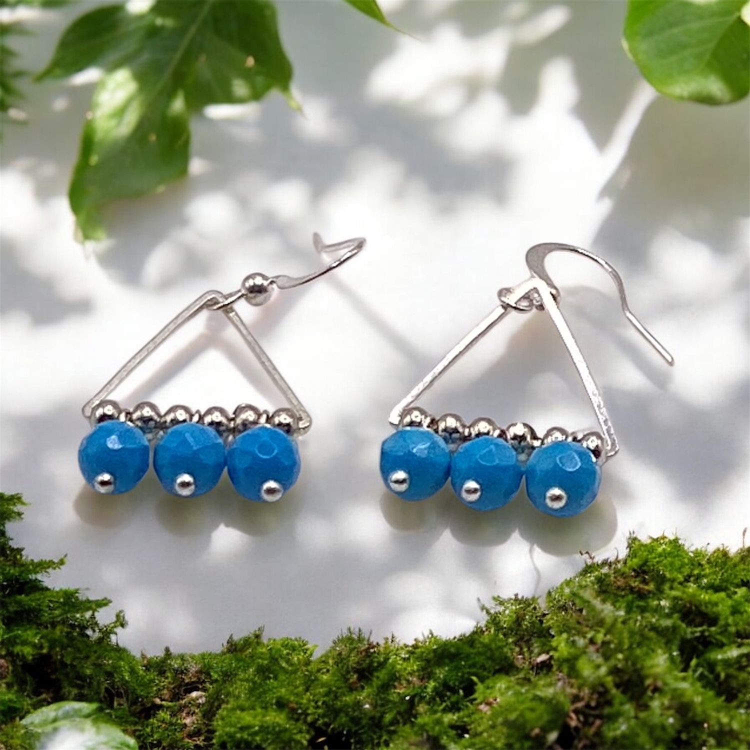 Teal Blue Earrings