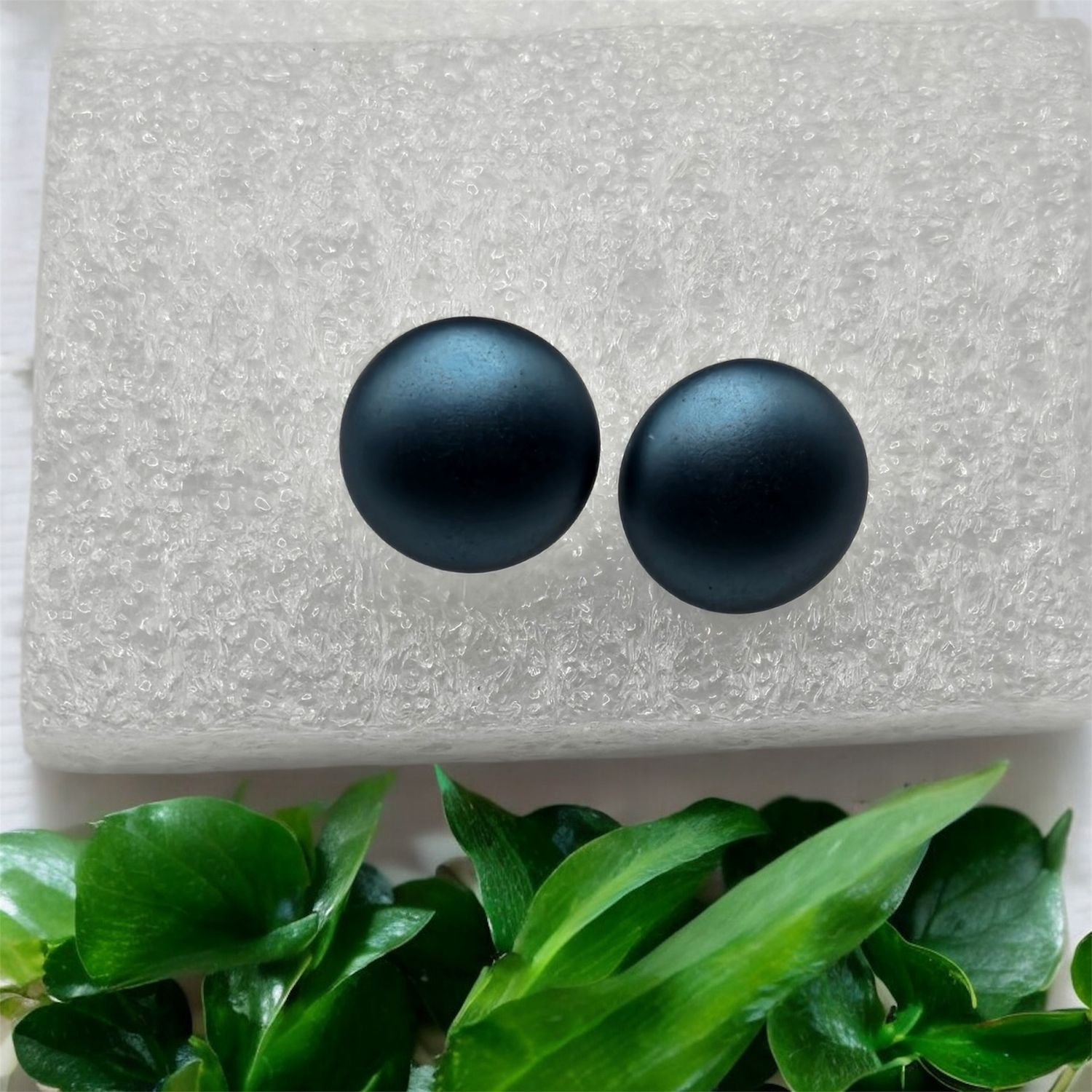 Teal Puca Cabochon Posts