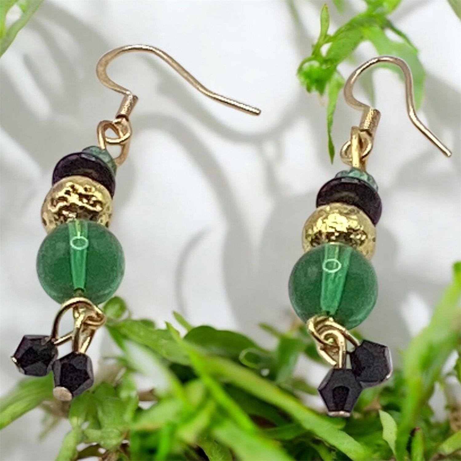 Green Earrings