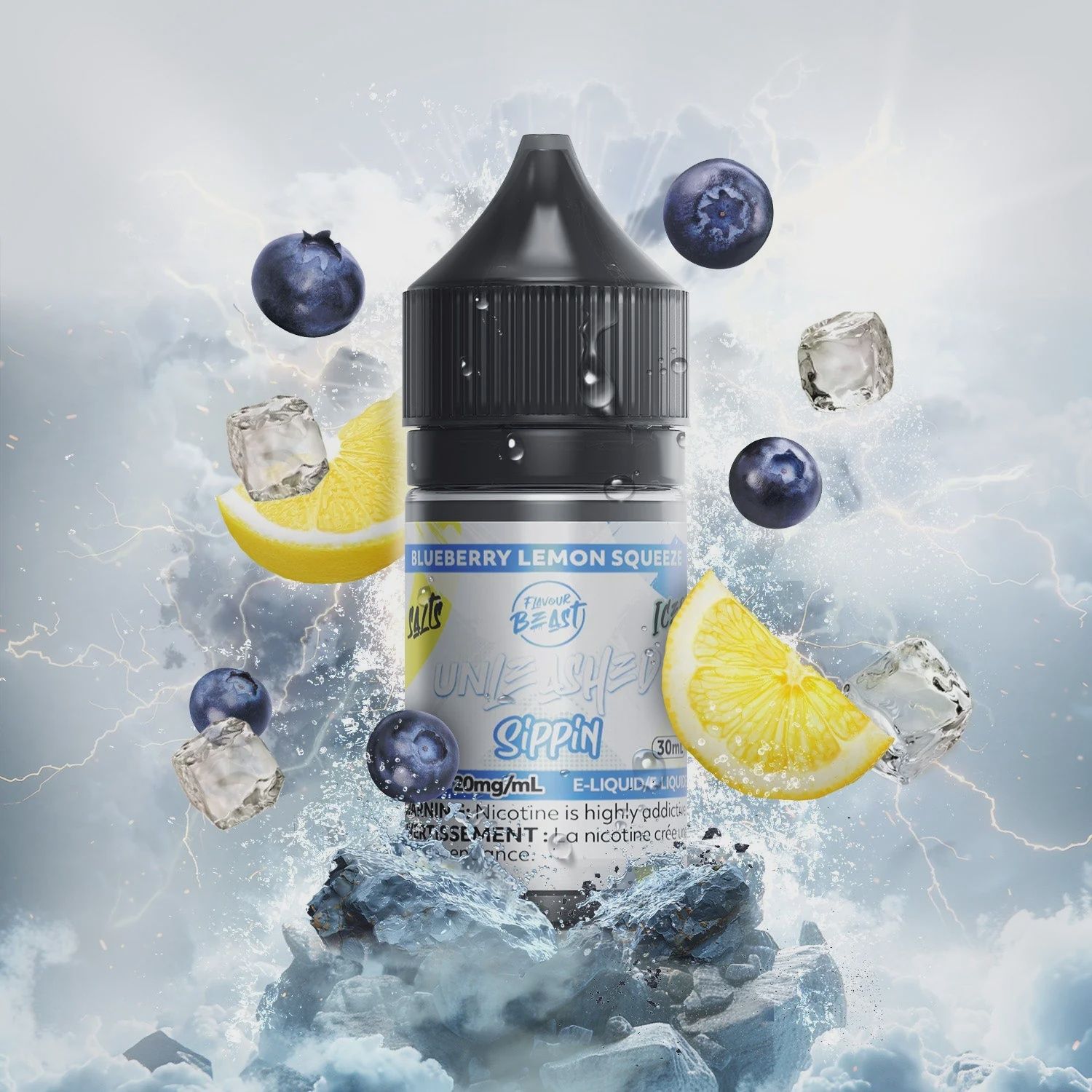 Unleashed Sippin', Flavour: Blueberry Lemon Squeeze