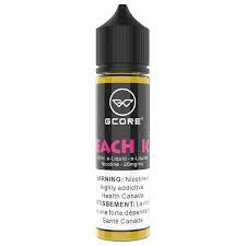 GCORE 60ml Freebase, Flavour: Peach Ice Freebase 60ml 6mg
