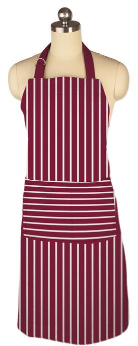 Apron (Pinstripe Cabernet)