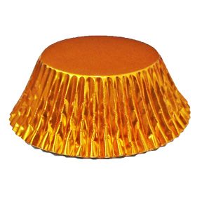 Orange Foil Baking Cup (30-35ct)MAX TEMP 325F