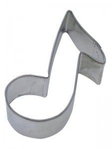 Music Note Cookie Cutter (3.25")