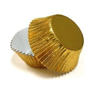 Gold Foil Mini Baking Cups (40-50ct)