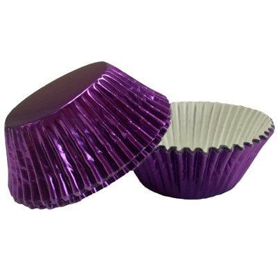 Purple Foil Baking Cups (approx. 30 ct.) MAX TEMP 325F