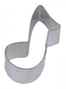 Mini Music Note Cookie Cutter