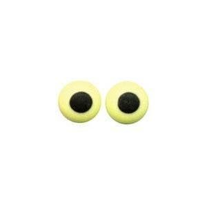 Royal Icing Eyes 1/4 inch (yellow)