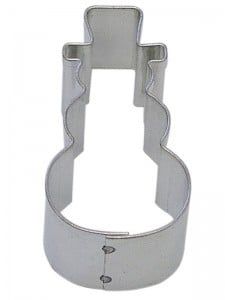Mini Snowman Cookie Cutter (1.75")