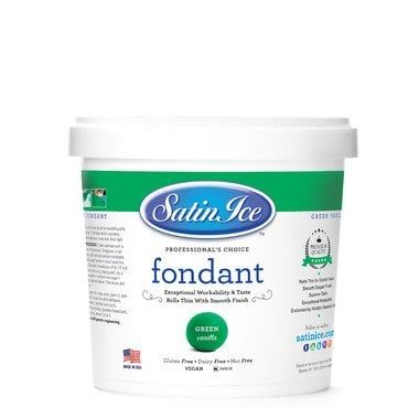 Satin Ice Fondant (Green) 2lb
