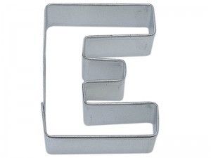 Letter "E" Cookie Cutter(3")