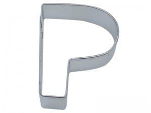 Letter "P"" Cookie Cutter