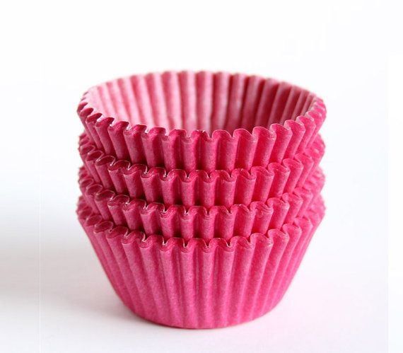 Hot Pink Baking Cups Mini (40-50 ct)