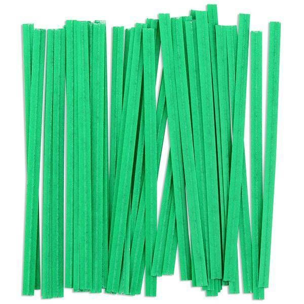 Twist Ties (Green) 25ct