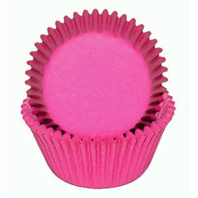 Hot Pink Baking Cups (30-40 per pkg)