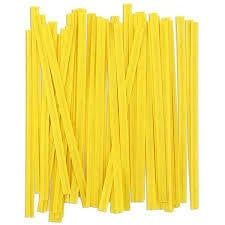 Twist Ties (Yellow) 25ct