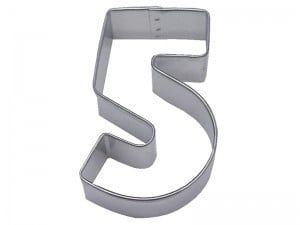 Number "5" Cookie Cutter