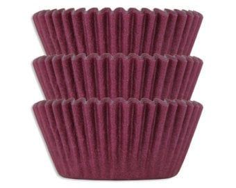 Burgundy Baking Cups Mini (40-50ct)
