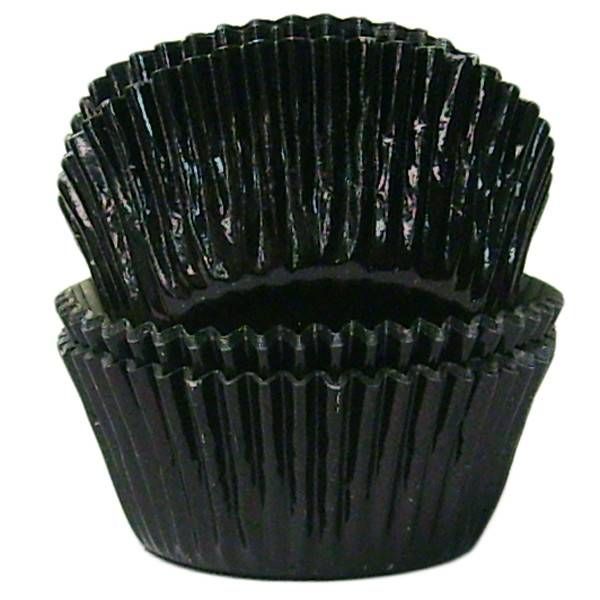 Mini Foil Baking Cups-Black (40-50ct)