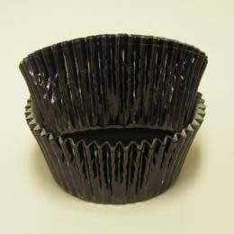 Black Foil Baking Cups (approx 24- 30ct) MAX TEMP 325F