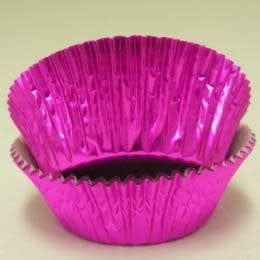 Hot Pink Foil Baking Cups(approx30)MAX TEMP 325F