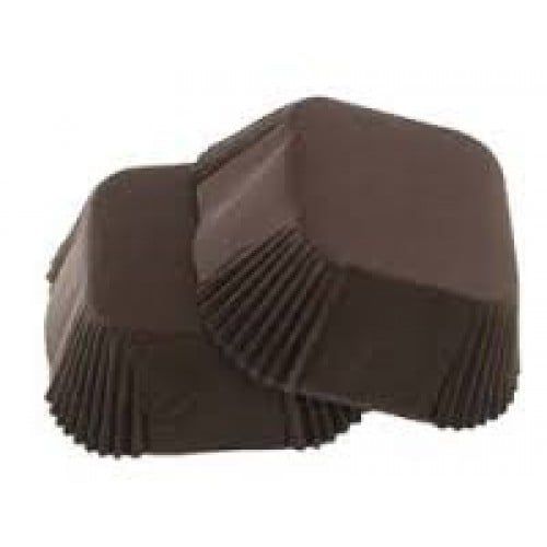 Square Baking Cups (Brown) 35-40ct